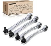 Frankberg 4x Juego de brazos transversales Parte delantera izquierda Derecha Compatible con A4 8K2 A4 Avant A5 8T3 A5 Sportback A6 4G2 4GC C7 A6 Allroad A7 Sportback Q5 8RB Replace# 8K0407509A