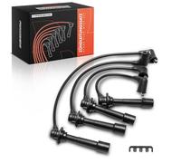 Frankberg 4x Juego de cables de encendido Compatible con MX-5 II NB 1.6 16V MX-5 I NA 1.6 MX-5 II NB 1.8 16V MX-5 II NB 1.8 Replace# B61P-18-140C,BPE8-18-140A