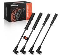 Frankberg 4x Juego de cables de encendido Gasolina Compatible con 500 Doblo Fiorino Grande Idea Linea Punto Qubo Musa Ypsilon Replace# 55195775,55195776