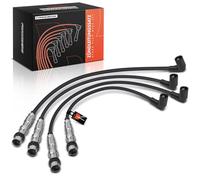 Frankberg 4x Juego de cables de encendido Gasolina Compatible con A1 A3 Altea Ibiza IV Leon Fabia II Rapid Yeti Beetle Golf VI Polo Replace# 03F905409A