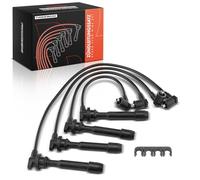 Frankberg 4x Juego de cables de encendido Gasolina Compatible con Cee'D SW ED 2.0L Tucson JM 2.0L Cee'D Compacto ED 2.0L Carens I FC FJ 2.0L Coupé GK 2.0L Replace# 7553