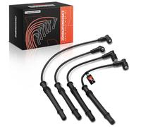 Frankberg 4x Juego de cables de encendido Gasolina Compatible con Clio II BB CB Kangoo KC0/1 Kangoo Express FC0/1 Twingo I C06 Twingo II CN0 Replace# 7700114549