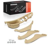 Frankberg 4x Manilla interior Panel de interruptores de la ventana del coche Interior Beige Compatible con Serie 5 F10 Serie 5 F10 F18 Serie 5 Touring F11 Replace# 51417225875