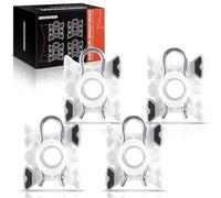 Frankberg 4x Mordaza deslizante elevalunas Delantero Trasera 51321938884 | Compatible con BMW Serie 3 Serie 5 Serie 7 E32 E34 E36 E85 E86 E92 E93 Z3 Z4, Volvo 740 760 940 960 S60 S80 V70 XC70 XC90