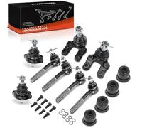 Frankberg 4x Rótula de dirección + 4x Junta de soporte + 2x Brazo transversal Conector hembran Compatible con Pick-up D21 Terrano I WD21 Replace# 4011001G25