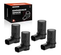 Frankberg 4x Sensor de aparcamiento PDC Delantero Trasera Compatible con C70 II cabrio 542 2.0L-2.5L 2006-2013 S40 II 544 1.6L-2.5L 2004-2012 S60 I 384 2.0L-2.5L 2000-2010 Replace# 39995142