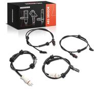 Frankberg 4x Sensor de Velocidad de Ruedas Sensor ABS Delantero Trasera Compatible con M.e.g.a.n.e II Touring KM0/1 Scénic II JM0/1 Replace# 8200043135,8200346992