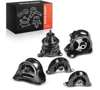Frankberg 4x Soporte del Motor + 1x Cojinete de transmisión Compatible con CR-V I RD 2.0 16V 4WD 1995-2002 Replace# 8575,50810SR3981