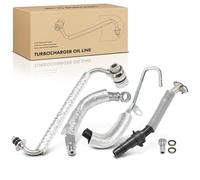 Frankberg 4x Tubería de alimentación de aceite del turbo Gasolina Compatible con Mokka/Mokka X J13 1.4L Zafira Tourer C P12 1.4L Meriva B MPV S10 1.4L Adam M13 1.4L Astra J GTC 1.4L Replace# 625-831