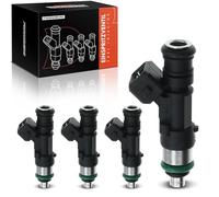 Frankberg 4x Válvula de inyección Boquilla de inyección 2 Polos con junta Compatible con B-Max JK C-Max DM2 Fiesta V JD JH Focus DAW DBW Fusion JU Mondeo IV BA7 Puma EC Replace# 0280158200