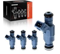 Frankberg 4x Válvulas de inyección Tobera de inyección Gasolina Compatible con A4 Avant 8K5 1.8L A4 8K2 1.8L A6 4B2 4B4 2.4L A4 cabrio 8H7 2.4L A4 Avant 8K5 2.0L Replace# 0280156070