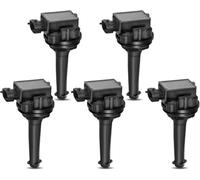 Frankberg 5x Bobinas de encendido Módulo de bobinas de encendido Gasolina Compatible con V70 II 285 2.4L S60 I 384 2.4L C70 I cabrio 873 2.0L S80 I 184 2.4L V70 I 875 876 2.4L Replace# UF-341 9125601