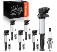 Frankberg 6x Bobina de encendido Módulo de encendido Compatible con Serie 3 Compact E46 1.8L M.i.n.i R56 1.6L Serie 1 E81 1.6L Serie 3 E46 2.0L Serie 3 cabrio E46 2.2L Replace# BKR6EGP