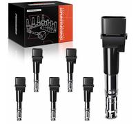 Frankberg 6x Bobinas de encendido Compatible con Golf IV 1J1 2.8 VR6 4.motio.n B.o.r.a 1J2 2.3 V5 Galaxy WGR 2.8 V6 B.o.r.a Variante 1J6 2.8 V6 4.motio.n Golf IV Variante 1J5 2.3 V5 022905100N