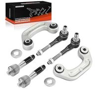 Frankberg 6x Brazo transversal Brazo de eje Delantero izquierdo derecho Compatible con A6 Avant 4F5 A6 4F2 A6 Allroad 4FH Replace# ES800269