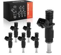 Frankberg 6x Válvulas de inyección Tobera de inyección Gasolina Compatible con Serie 5 E60 2.5L Z4 R.o.a.d.s.t.e.r E89 2.5L Serie 3 Coupé E92 2.5L Serie 3 E90 2.5L Serie 3 E90 3.0L Replace# 800-1725N