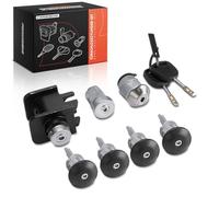 Frankberg 7x Cilindro de cierre Cerradura de puerta Llave Delantero Trasera Compatible con Transit Bus FB FC FD FS Replace# 4359018,1C1AV22050BA