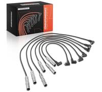 Frankberg 7x Juego de cables de encendido Compatible con Galaxy WGR 2.8i V6 Corrado 53I 2.9 VR6 V.e.n.t.o 1H2 2.8 VR6 Golf III 1H1 2.9 VR6 S.y.n.c.r.o Galaxy WGR 2.8i V6 4x4 Replace# ZEF298,0986356301