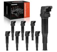Frankberg 8 bobinas de encendido compatibles con 207 CC WD 1,6 L WA WC 1,4 L 3 Compact E46 1,8 L X1 E84 2.0L M.i.n.i R56 Replace# UF-804