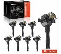 Frankberg 8x Bobinas de encendido Gasolina Compatible con Serie 5 E34 2.5L Serie 3 cabrio E36 2.5L Serie 7 E32 3.0L Serie 3 Coupé E36 1.8L Serie 3 Coupé E36 2.5L Replace# 12131402440