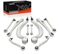 Frankberg 8x Brazo transversal + 2x Barra de acoplamiento Compatible con A4 Avant 8K5 Q5 8RB A4 8K2 A5 8T3 A5 Sportback 8TA Replace# 8K0407509A