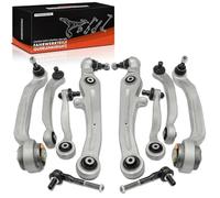 Frankberg 8x Brazo transversal + 2x Rótula de dirección Compatible con A8 4E2 4E8 3.7 q.u.a.t.t.r.o 3.0 TDI q.u.a.t.t.r.o 3.2 FSI 3.0 4.2 TDI q.u.a.t.t.r.o 4.2 q.u.a.t.t.r.o 4E0407509B
