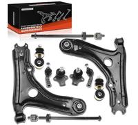 Frankberg 8x Brazo transversal Brazo de eje Delantero Ambos lados Abajo Compatible con Golf III Variante 1H5 Golf IV cabrio 1E7 Golf III 1H1 V.e.n.t.o 1H2 Golf III cabrio 1E7 Replace# 1H0422803A