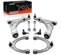 Frankberg 8x Brazo transversal Brazo de eje Delantero izquierdo derecho Compatible con T.o.u.a.r.e.g 7L6 7L7 7LA Q7 4LB C.a.y.e.n.n.e 9PA Replace# 7L0407021A