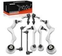 Frankberg 8x Brazo transversal Brazo de eje Delantero Trasero izquierdo derecho Compatible con Serie 1 E81 X1 E84 Serie 3 Touring E91 Serie 1 E87 Serie 1 cabrio E88 Replace# 31126770850