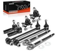 Frankberg 8x Juego de brazos transversales Compatible con Golf VI 5K1 Golf V 1K1 Golf VI Variante AJ5 Golf V Variante 1K5 T.o.u.r.a.n 1T1 1T2 Replace# K80478