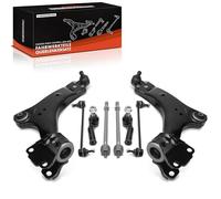 Frankberg 8x Juego de brazos transversales Delantero Compatible con XC60 156 2.4 D/D3/D4 AWD D5 AWD T6 AWD 2008-2017 Replace# 31317665,31317666