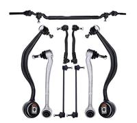 Frankberg 9x Brazo guía transversal Barras de Acoplamiento Spurstangenköpf Spurstange Eje Delantero Compatible con 7er E38 725 728 730 735 740 750 1994-2001 Sustituir# 31121142087