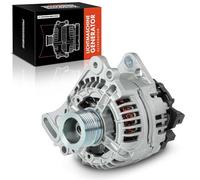 Frankberg Alternador Alternador con Polea de Rueda Libre Compatible con A2 8Z0 Ibiza II 6K1 Ibiza III 6L1 Fabia I 6Y2 Octavi.a I 1U2 Polo 6N2 Polo Van 6R Polo Variante 6V5 Replace# 0124315007