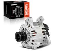 Frankberg Alternador con Polea de Rueda Libre Compatible con Golf VI 5K1 1.4L Polo 6C1 6R1 1.4L Polo 9A 9N 1.4L Ibiza IV 6J5 6P1 1.4L Fabia II Combi 545 1.4L Replace# 23205N