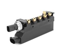 Frankberg Bloque de válvula de suspensión neumática 6 pines compatible con XJ X350 X358 2,7L 3,0L 3,6L 4,2L 2003-2009 Replace# C2C27702