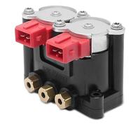Frankberg Bloque de válvula de suspensión neumática de 4 pines compatible con 5 E39 2.0L-4.4L 1995-2003 7er E65 E66 E67 3.0L-6.0L 2001-2008 X5 E53 2.9L-4.6L 2000-2006 Reemplazo # 372 26787616
