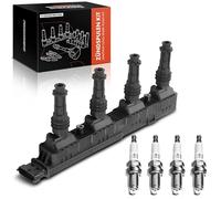 Frankberg Bobina de encendido Módulo de encendido Gasolina Compatible con Corsa D S07 1.2L Corsa D S07 1.4L Astra H Caravan A04 1.4L Meriva X03 1.4L Astra H A04 1.4L Replace# 1208020