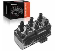 Frankberg Bobinas de encendido Compatible con Transporter IV Bus 70B 70C 70J 70K 7DB 7DC 7DJ 7DK 2.8 VR6 Clase V 638/2 V 280 Galaxy WGR 2.8i V6 Golf III 1H1 2.9 VR6 S.y.n.c.r.o 021905106A