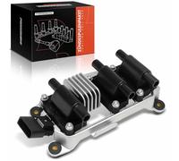 Frankberg Bobinas de encendido Módulo de bobinas de encendido Gasolina Compatible con A6 4B2 4B4 2.4L A4 cabrio 8H7 2.4L A6 Avant 4B5 4B6 2.4L A4 Avant 8E5 2.4L A4 Avant 8D5 2.4L Replace# 078905104