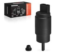 Frankberg Bomba lavaparabrisas Bomba de agua de lavado Limpieza de lunas 2 Polos Delantero Eléctrico Plástico Compatible con Serie 5 E39 Serie 7 E38 Replace# 61661380068