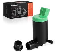 Frankberg Bomba lavaparabrisas Bomba de agua de lavado Limpieza de lunas 2 Polos Delantero Trasera Compatible con 206 CC 2D Partner Combispace 5 G Replace# 9601120180