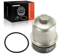 Frankberg Carcasa del filtro de aceite Compatible con A3 8P1 A3 cabrio 8P7 A3 Sportback 8PA Q3 F3B Leon 5F1 TT Roadster FV9 FVR Karoq ND7 NU7 TT 8J3 Replace# 02E305045