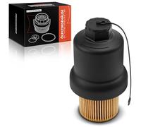 Frankberg Carcasa del filtro de aceite Compatible con A3 8P1 A3 Limousine 8VM 8VS A3 Sportback 8PA A3 Sportback 8VA 8VF A4 8EC A4 Avant 8ED A4 cabrio 8HE A6 4F2 Replace# 06D115562