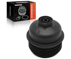 Frankberg Carcasa del filtro de aceite Compatible con Golf VI 517 A3 8VM 8VS Passa.t 3G2 CB2 Polo AE1 AW1 BZ1 Toura.n 5T1 Cadd.y IV SAB SAJ Replace# 03N115433A