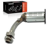 Frankberg Catalizador de gasolina compatible con 206 Hatchback 2A/C 1.4 2000-2010 206 tricuerpo 206 SW 206+ Replace# 1731KS