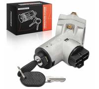 Frankberg Cerradura de encendido Interruptor de encendido con Llave 7-Polos Compatible con Ducato Furgoneta 230 Panda 141 Replace# 46421642,7627414