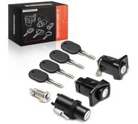 Frankberg Cilindro de cerradura de puerta llave compatible con 1980-2004 Door Lock Replace # 7654911