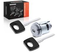 Frankberg Cilindro de cerradura de puerta llave compatible con Clase S Coupe C126 Clase S W126 Replace # 1264600604Z