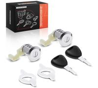 Frankberg Cilindro de cerradura para puerta delantera izquierda o derecha compatible con Clio II BB CB Clio II Kasten/Hatchback SB0/1/2 Replace# 7701472806