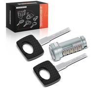 Frankberg Cilindro de cerradura para puerta izquierda compatible con clase E W210 Clase E modelo T S210 Clase C W202 Reemplazo # 2024600704
